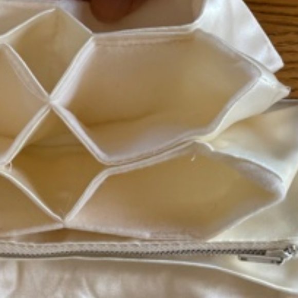 Travel Jewellery Wrap/Roll SATIN JEWELLERY ROLL Case for Travel - Picture 9 of 13